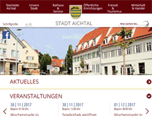 Tablet Screenshot of aichtal.de